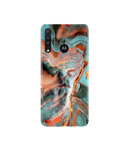 Marble Texture Mobile Back Case for Moto G8 Plus (Design - 309)