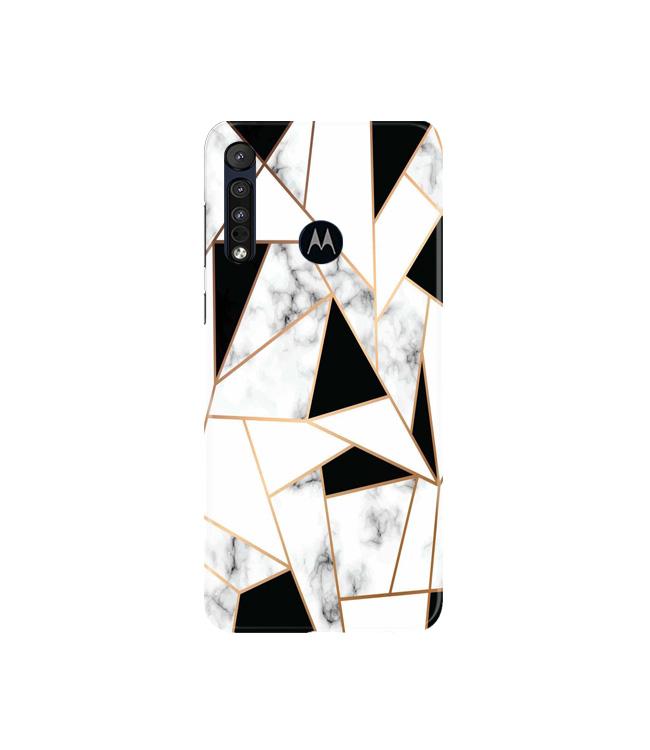 Marble Texture Mobile Back Case for Moto G8 Plus (Design - 322)