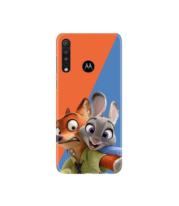 Cartoon Mobile Back Case for Moto G8 Plus (Design - 346)