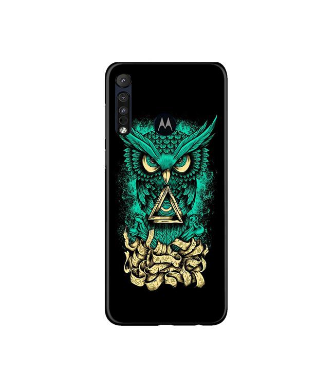 Owl Mobile Back Case for Moto G8 Plus (Design - 358)