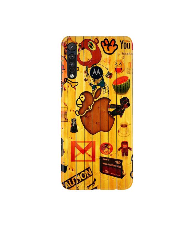 Wooden Texture Mobile Back Case for Moto G8 Plus (Design - 367)