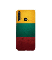 Color Pattern Mobile Back Case for Moto G8 Plus (Design - 374)