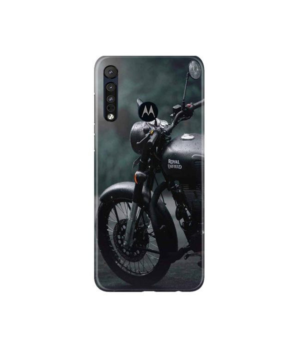 Royal Enfield Mobile Back Case for Moto G8 Plus (Design - 380)