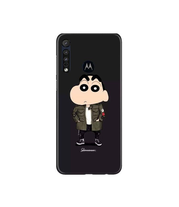 Shin Chan Mobile Back Case for Moto G8 Plus (Design - 391)