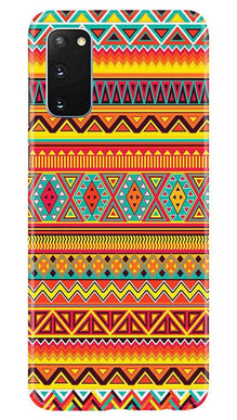 Zigzag line pattern Mobile Back Case for Samsung Galaxy S20 (Design - 4)