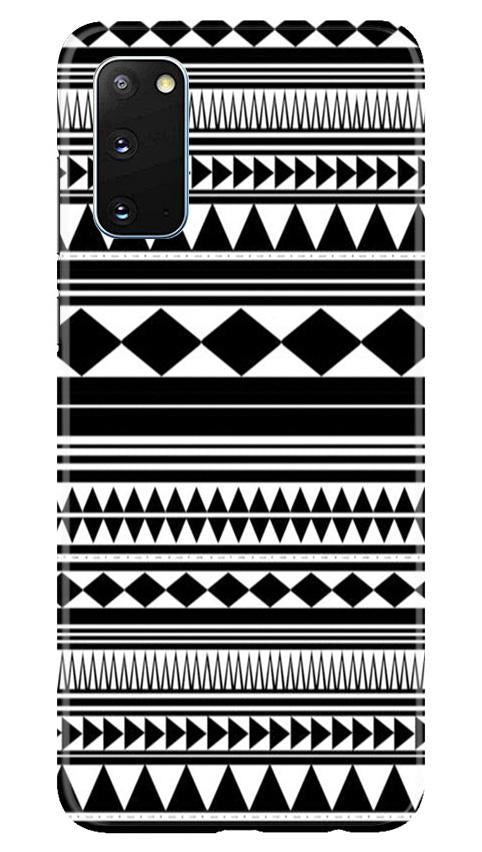 Black white Pattern Case for Samsung Galaxy S20