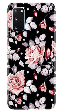 Pink rose Mobile Back Case for Samsung Galaxy S20 (Design - 12)
