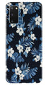 White flowers Blue Background2 Case for Samsung Galaxy S20