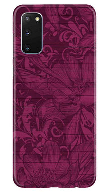 Purple Backround Mobile Back Case for Samsung Galaxy S20 (Design - 22)