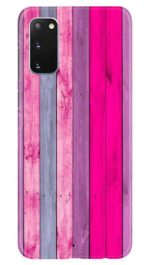 Wooden look Mobile Back Case for Samsung Galaxy S20 (Design - 24)