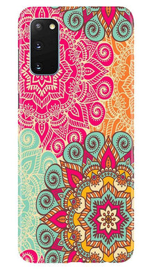 Rangoli art2 Mobile Back Case for Samsung Galaxy S20 (Design - 29)