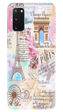Paris Eiftel Tower Mobile Back Case for Samsung Galaxy S20 (Design - 54)