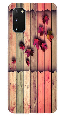 Wooden look2 Mobile Back Case for Samsung Galaxy S20 (Design - 56)