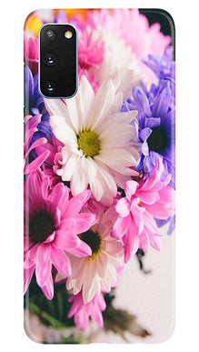 Coloful Daisy Mobile Back Case for Samsung Galaxy S20 (Design - 73)