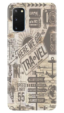 Travel Mobile Back Case for Samsung Galaxy S20  (Design - 104)