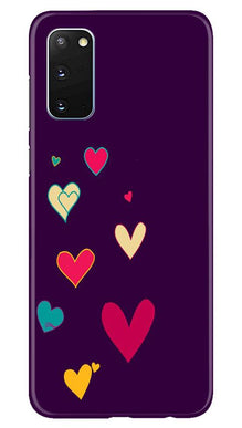 Purple Background Mobile Back Case for Samsung Galaxy S20  (Design - 107)