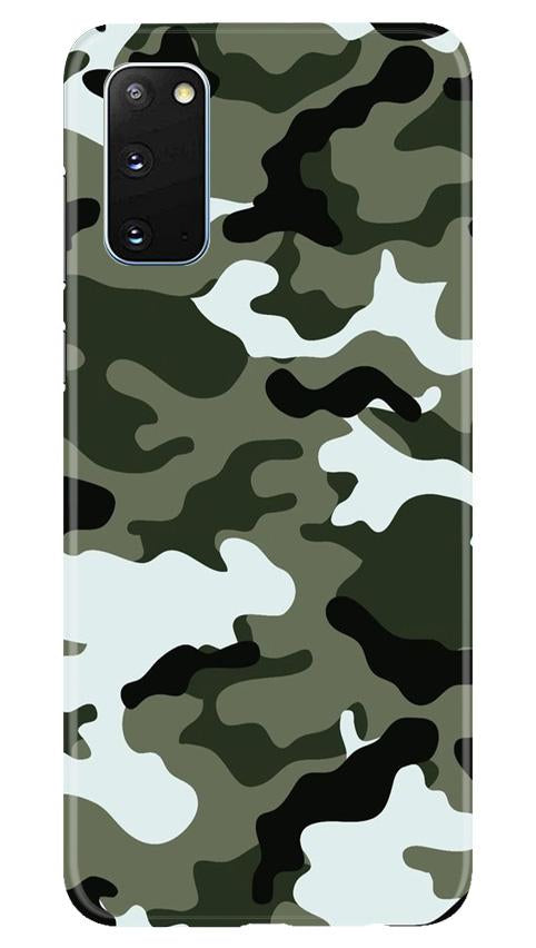 Army Camouflage Case for Samsung Galaxy S20  (Design - 108)