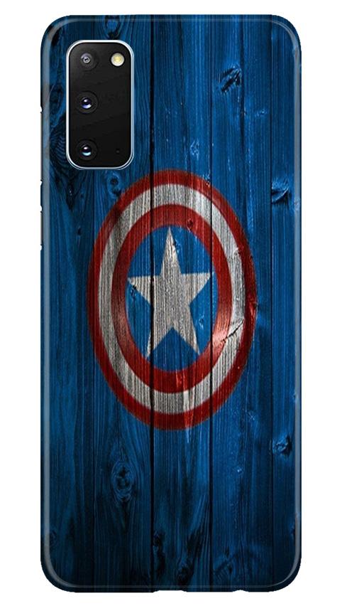 Captain America Superhero Case for Samsung Galaxy S20  (Design - 118)