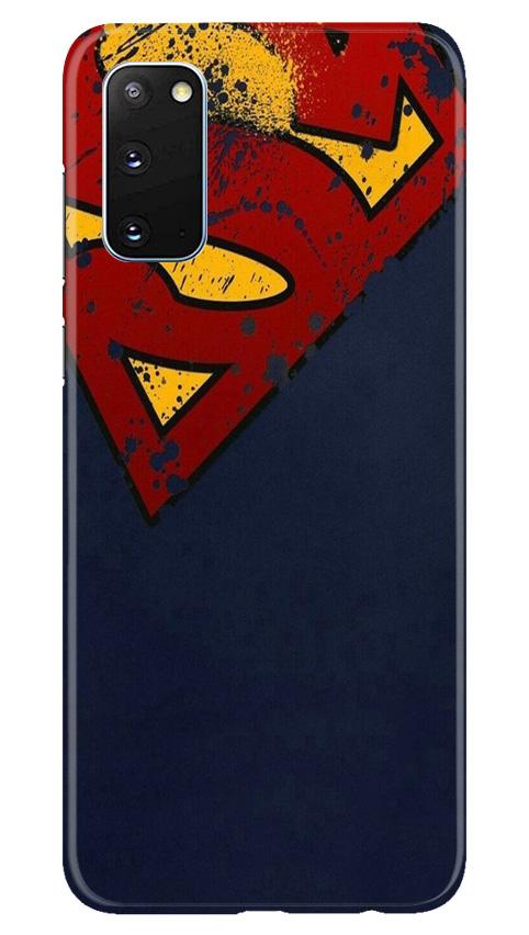 Superman Superhero Case for Samsung Galaxy S20  (Design - 125)