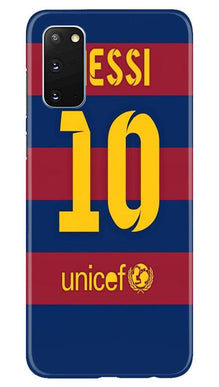 Messi Mobile Back Case for Samsung Galaxy S20  (Design - 172)