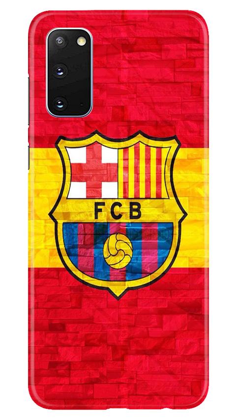 FCB Football Case for Samsung Galaxy S20  (Design - 174)