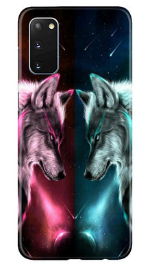 Wolf fight Mobile Back Case for Samsung Galaxy S20 (Design - 221)