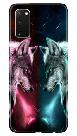 Wolf fight Case for Samsung Galaxy S20 (Design No. 221)