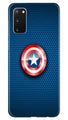 Captain America Shield Case for Samsung Galaxy S20 (Design No. 253)