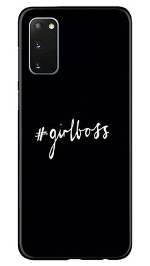 #GirlBoss Mobile Back Case for Samsung Galaxy S20 (Design - 266)