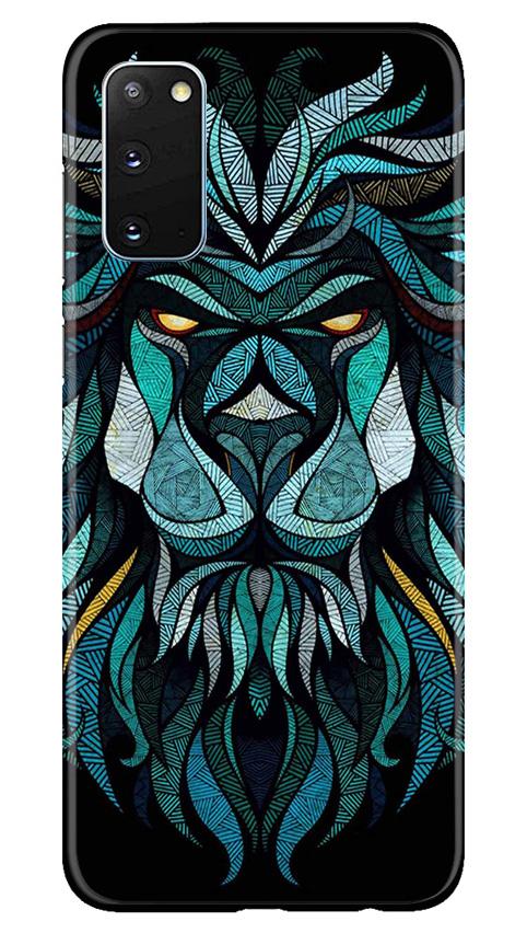 Lion Mobile Back Case for Samsung Galaxy S20 (Design - 314)