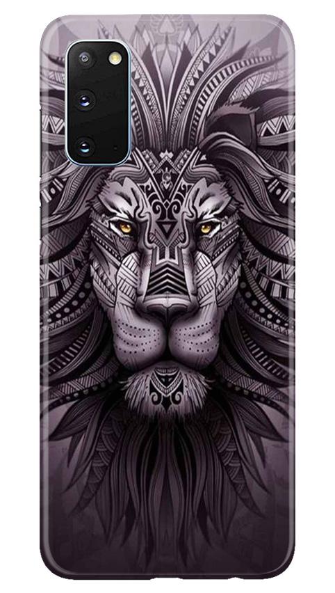 Lion Mobile Back Case for Samsung Galaxy S20 (Design - 315)