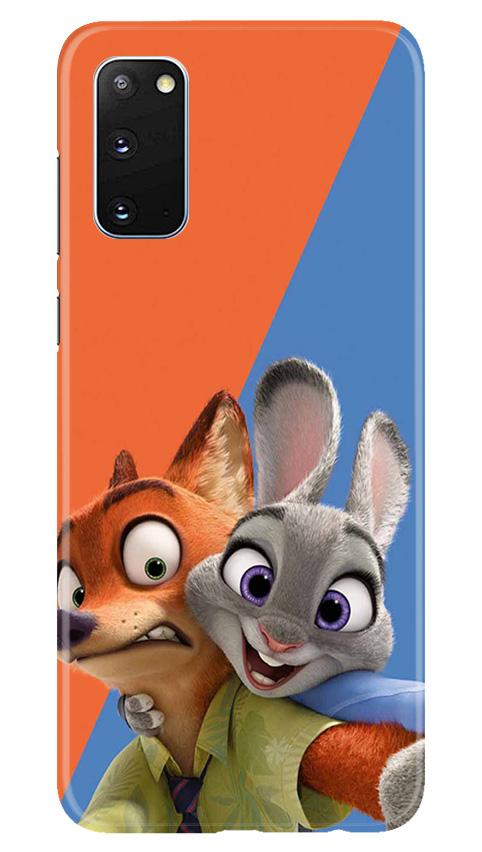 Cartoon Mobile Back Case for Samsung Galaxy S20 (Design - 346)