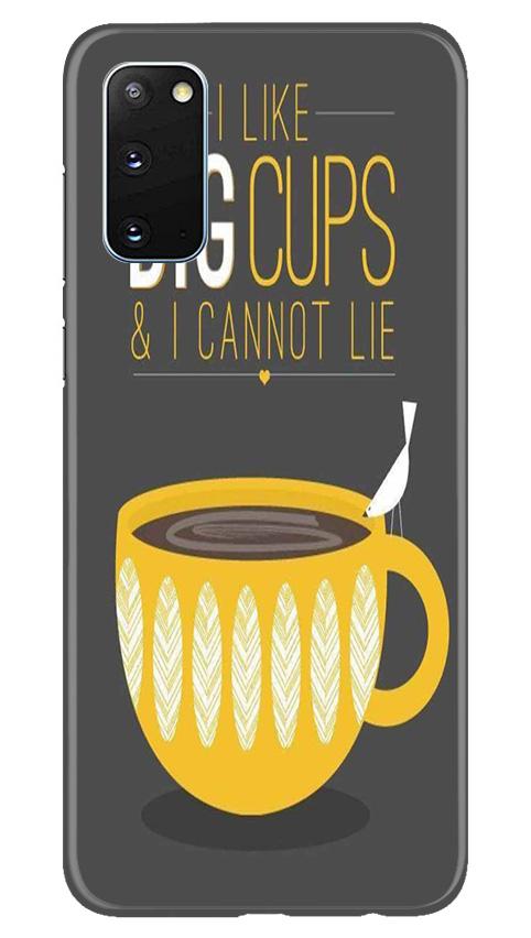Big Cups Coffee Mobile Back Case for Samsung Galaxy S20 (Design - 352)