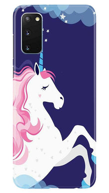 Unicorn Mobile Back Case for Samsung Galaxy S20 (Design - 365)