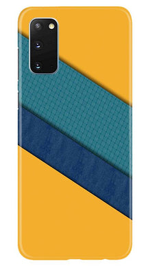 Diagonal Pattern Mobile Back Case for Samsung Galaxy S20 (Design - 370)