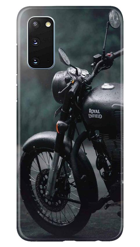 Royal Enfield Mobile Back Case for Samsung Galaxy S20 (Design - 380)