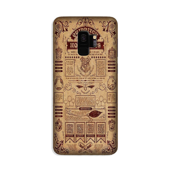 Hogwarts Mobile Back Case for Galaxy S9  (Design - 304)