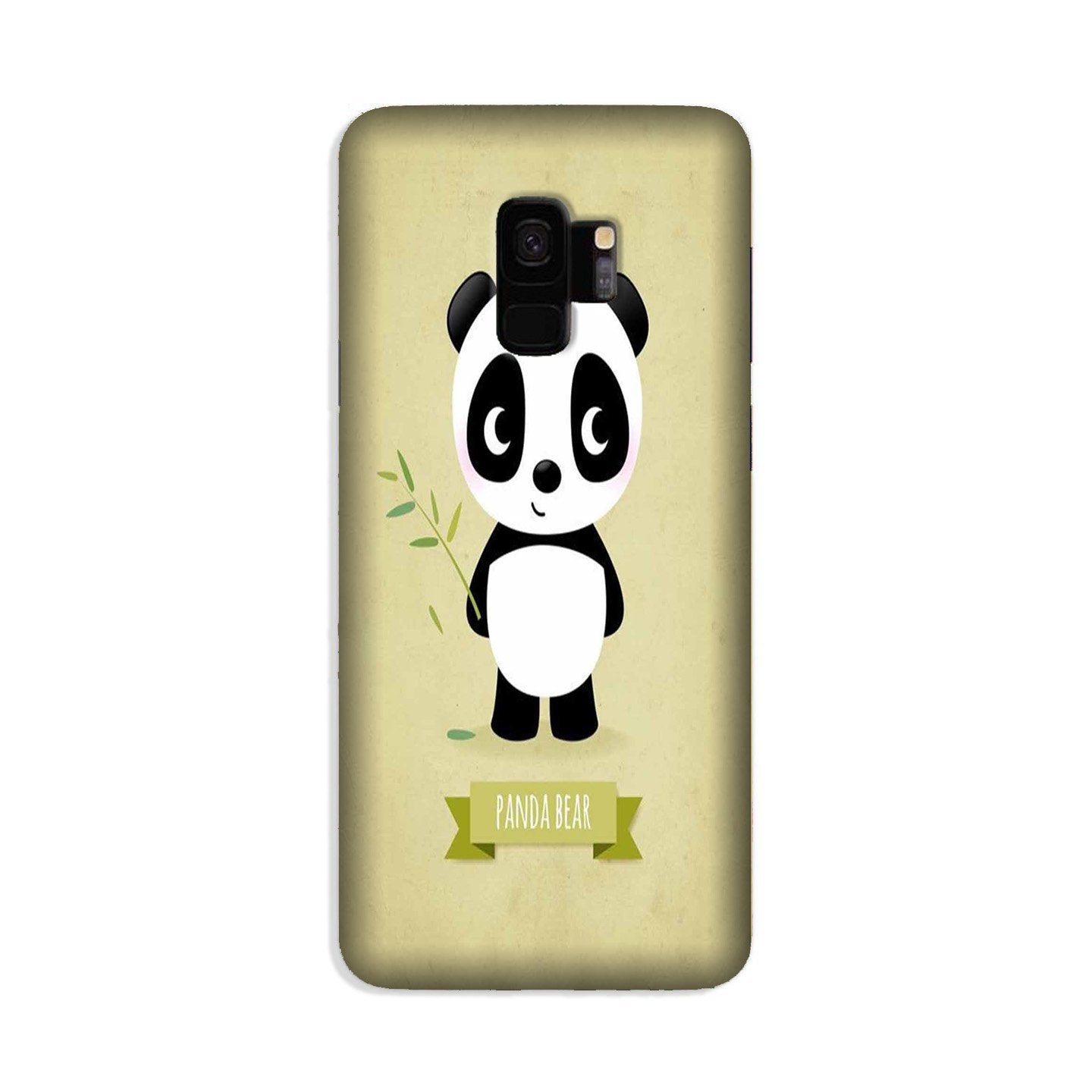 Panda Bear Mobile Back Case for Galaxy S9(Design - 317)