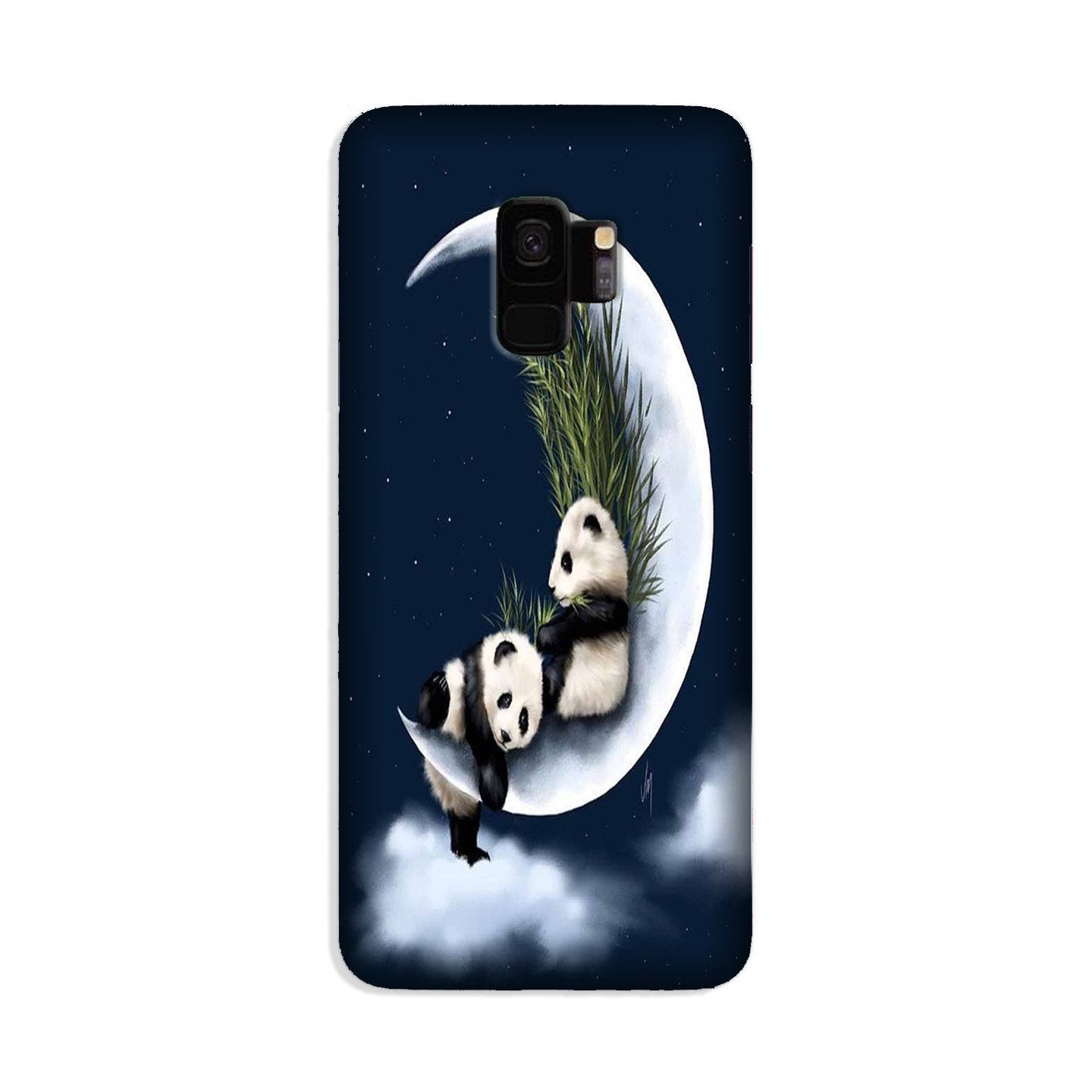 Panda Moon Mobile Back Case for Galaxy S9  (Design - 318)