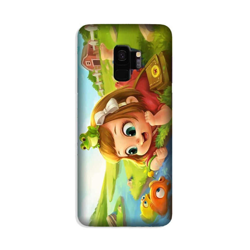 Baby Girl Mobile Back Case for Galaxy S9  (Design - 339)