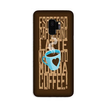 Love Coffee Mobile Back Case for Galaxy S9  (Design - 351)