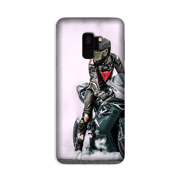 Biker Mobile Back Case for Galaxy S9  (Design - 383)