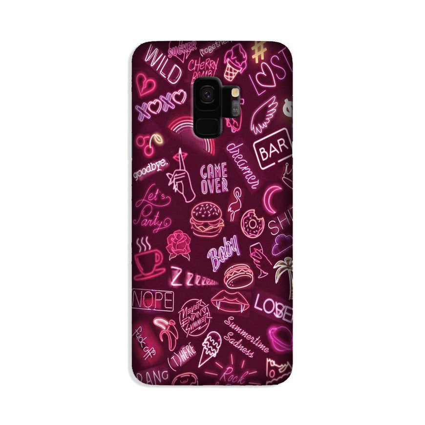 Party Theme Mobile Back Case for Galaxy S9  (Design - 392)