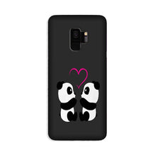Panda Love Mobile Back Case for Galaxy S9  (Design - 398)