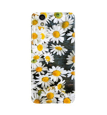 White flowers2 Mobile Back Case for Gionee F103 (Design - 62)