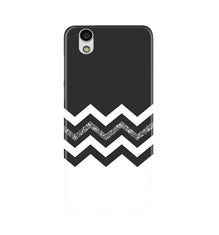 Black white Pattern2Mobile Back Case for Gionee F103 (Design - 83)