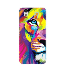 Colorful Lion Mobile Back Case for Gionee F103  (Design - 110)