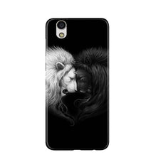 Dark White Lion Mobile Back Case for Gionee F103  (Design - 140)