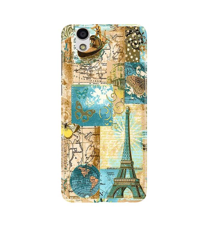 Travel Eiffel Tower Case for Gionee F103 (Design No. 206)