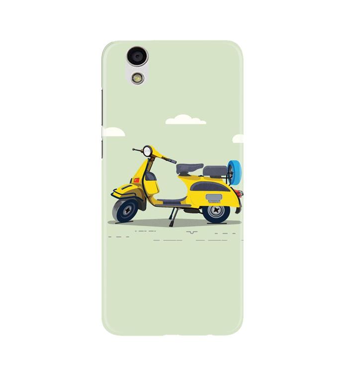 Vintage Scooter Case for Gionee F103 (Design No. 260)